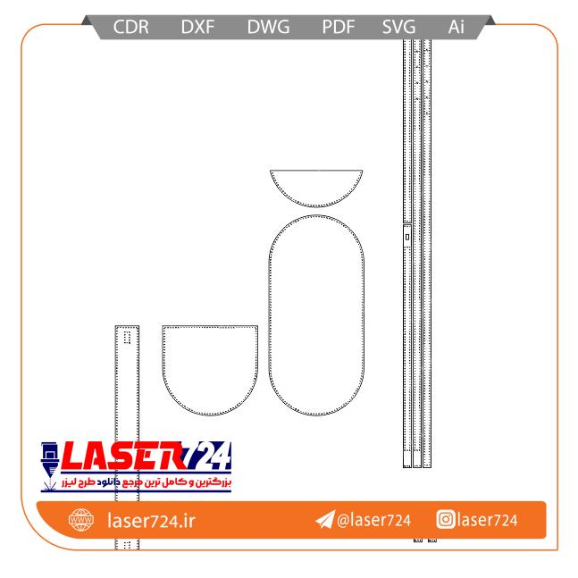 تصویر طرح کیف شب چرم #2